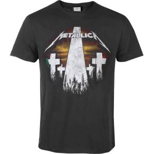 AMPLIFIED Мъжка тениска metallica - masters of puppets - charcoal - amplified - zav210mpr