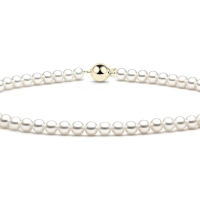 Gems Luxusní perlový náhrdelník nebo náramek, zapínání ze žlutého zlata 585-75-5-0048.0Z00.0.48.746.38
