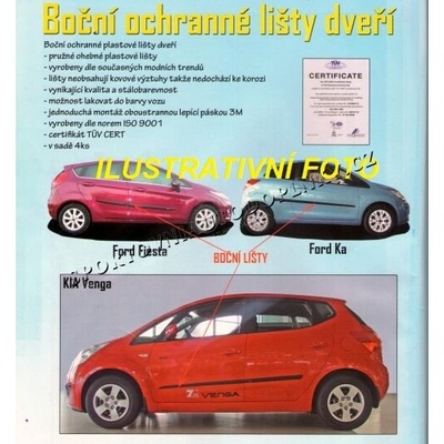 Bočné ochranné lišty dverí F16 / 20, Ford C-MAX, 2011+