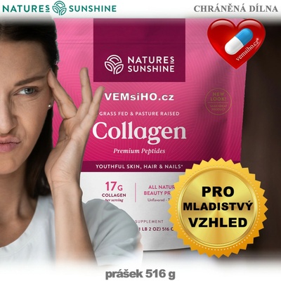 Nature’s Sunshine COLLAGEN Kolagén PRÉMIOVÉ KOLAGÉNOVÉ PEPTÍDY prášok 516 g