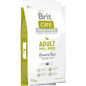 Brit Care Adult Small Breed Lamb & Rice- Суха храна агнешко с ориз за куче
