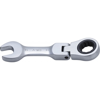 BGS technic Ráčnový očkoplochý klíč krátký kloubový 14 mm BGS 6914