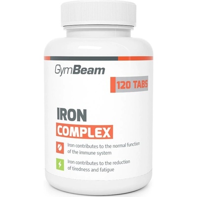 GymBeam Iron complex 120 tablet – Zboží Mobilmania