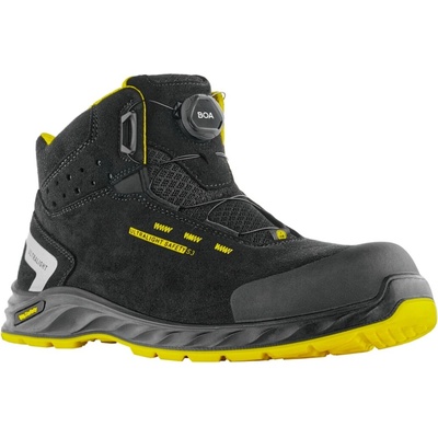 VM Footwear WISCONSIN BOA S3 ESD obuv Čierna-Žltá