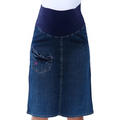 Těhotenská sukně 1S0725 modrá