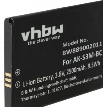 VHBW Батерия за Emporia SuperEasy, AK-S3M, 2500 mAh (889001231)