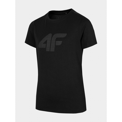 4F t shirt HJZ22 JTSM002 černá