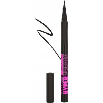 Maybelline Hyper Precise All Day Očná linka vodeodolná Matte Black 1 ml