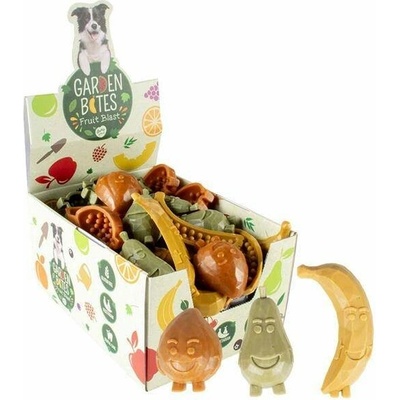 LAROY Group Pamlsek pro psy Garden Bites Fruity Friends M display 60 ks 8,5 cm