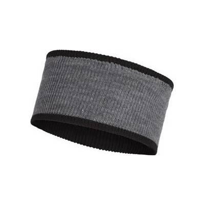Buff Crossknit Headband čierna/sivá