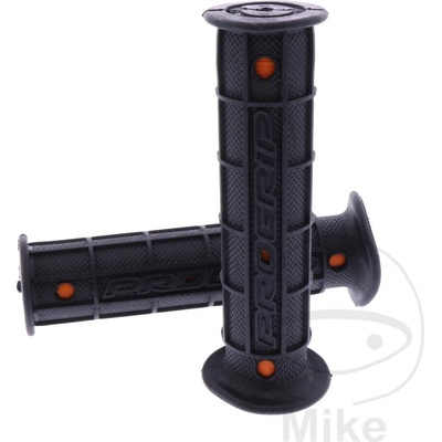 ProGrip gumové rukojeti ATV černé/oranžové tloušťka 22 mm. délka 125 mm zavřené