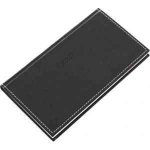 REALSYSTEM Джобен календар REALSYSTEM Bolero, хоризонтален, жълт, плосък, черен, 2027 (5712-11)