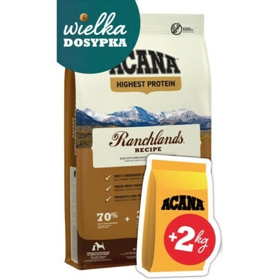 ACANA Regionals Ranchlands Beef Lamb Herring Bison Salmon 13,4 kg