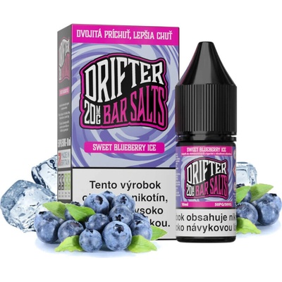 Juice Sauz Drifter Bar Salts Sweet Blueberry Ice 10 ml 20 mg