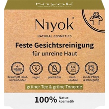 Niyok tuhý produkt na čistenie pleti so zeleným čajom a zeleným ílom 80 g