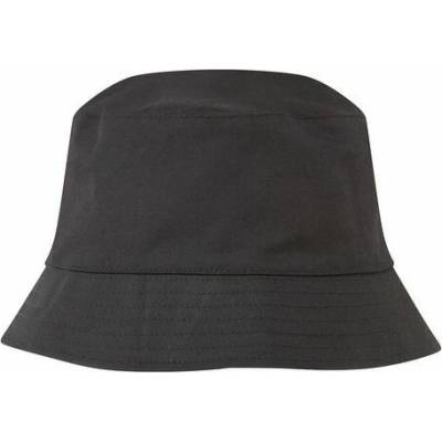 Oboustranný klobouk Bucket Hat černá/žlutá