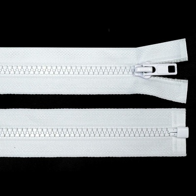 Pro Háčkování Kostěný zip No 5 délka 60 cm bílý