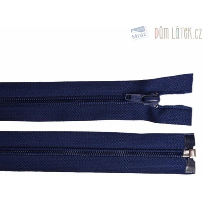 Zips špirálový 6mm deliteľný 90cm tmavo modrý