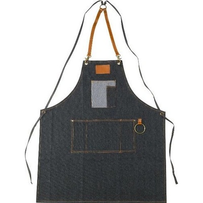 Sibel Barburys Macho holičská zástěra Denim Apron modrá