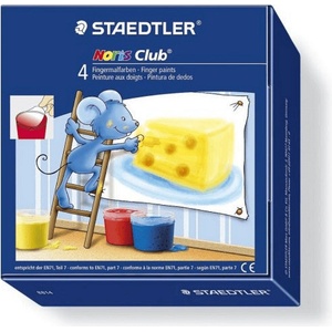  Боя за пръсти 100 мл. 4-цветна Noris-Club Mali Staedtler 8814D