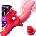 SuperLove Swinging Tongue & Licking Dual Vibrator with App Red