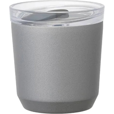 Kinto To Go Tumbler termohrnek 240 ml stříbrný