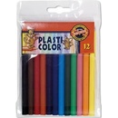 Plasti color PE Voskovky 12 farieb KIN