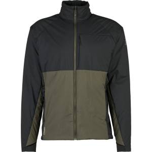 Stoic Мъжко вълнено яке Stoic MountainWool60 JokkmokkSt. Hybrid Jacket Insulation jacket - Black / Dark Olive - размер 4XL (005-6565-0117)