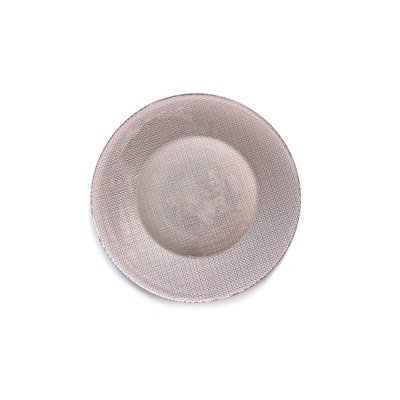 Bormioli Rocco - Стъклено плато за сервиране ф31см COPPER -INCA METALLIC (4.50012) (0110270)
