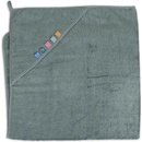 CEBA Osuška s kapucňou EcoVero Line 100x100 Green Milieu Ceba