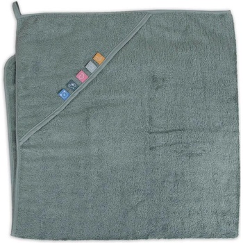 CEBA Osuška s kapucňou EcoVero Line 100x100 Green Milieu Ceba