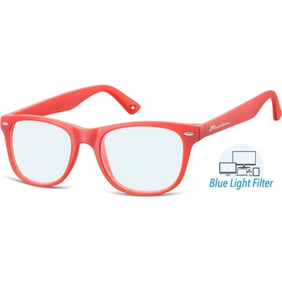 Montana Eyewear brýle na čtení a na počítač BLF67F červené