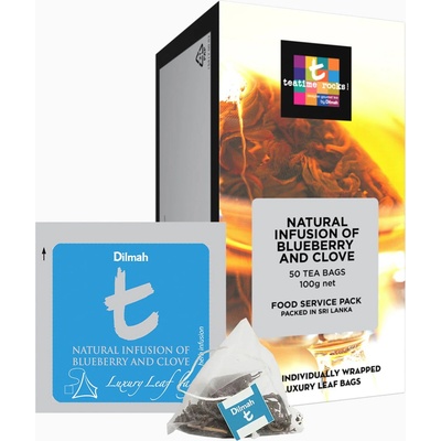 Dilmah T-Series Natural Infusion of Blueberry & Clove 50 x 2 g