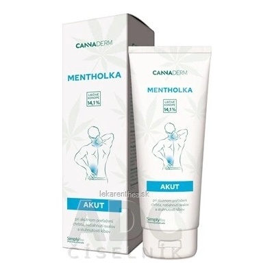 Cannaderm mentholka akut chladivá masážna emulzia 1x125 ml