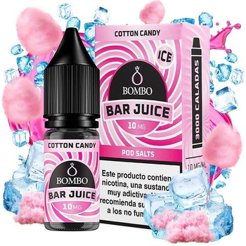 Bombo Bar Juice Cotton Candy Ice Nic Salts 10ml