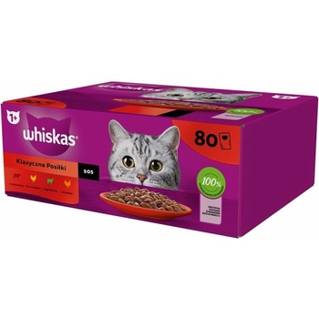 Image 1 of Whiskas Adult Classic Meals in sauce 80x85 g