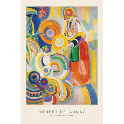 Plagát, Obraz - Portuguese Woman (Special Edition) - Robert Delaunay, 26.7 × 40 cm