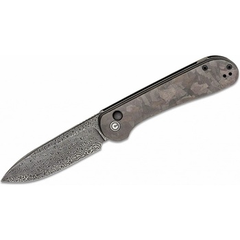 CIVIVI Button Lock Elementum CF/Damascus