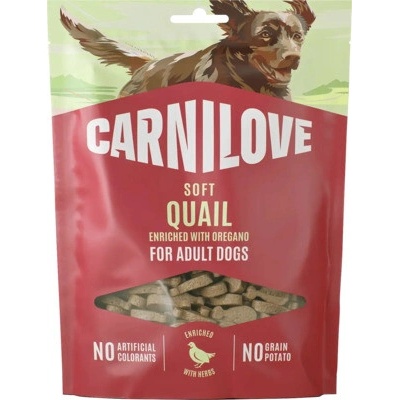 Carnilove Dog Soft Snack Quail+Oregano 200 g