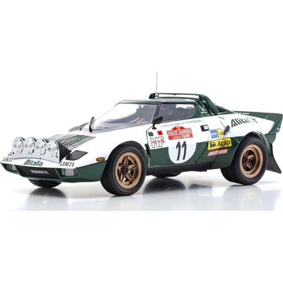 Kyosho Lancia Stratos HF B. Waldegaard No.11 Winner San Remo 1975 1:18