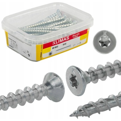 KLIMAS Wkret-met WKSS Ø6 mm TX-30 dištančná skrutka so zápustnou hlavou 160 mm - 100 ks