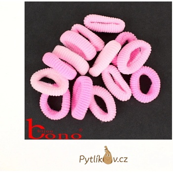 Gumička do vlasů 1 ks - růžová, modrá, hnědá