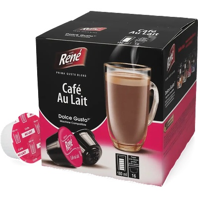 Café René | Café au Lait - 16 капсули за Dolce Gusto