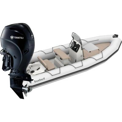 Bombard Sunrider 650 a Tohatsu MFS140A ETL