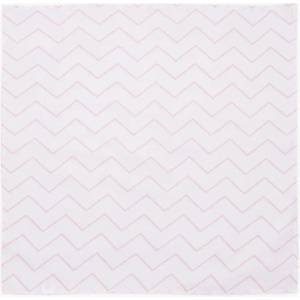 Lorelli Памучна пелена Lorelli - Розов зиг заг, 80 х 80 cm (10340091902)