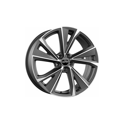 GMP Evento 7,5x18 5x112 ET45 matt anthracite diamond