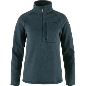 Fjällräven Дамски поларен пуловер Fjällräven Women's Övik Fleece Half Zip Fleece jumper - Navy - размер XXS (105-6905-0311)