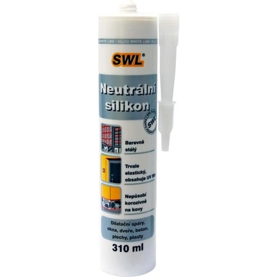 Silco Silikon neutrální jednosložkový 310 ml bílá