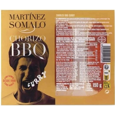 Martínez Somalo Chorizo BBQ čerstvé curry 150 g