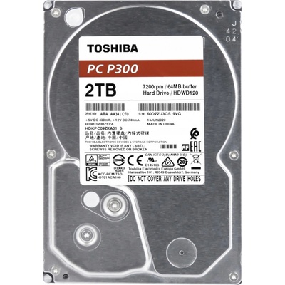 Toshiba P300 Desktop PC 2TB, HDWD120UZSVA